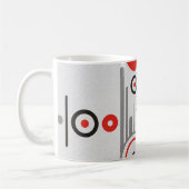 Zugriff | Grauer Spritzer Kaffeetasse (Links)