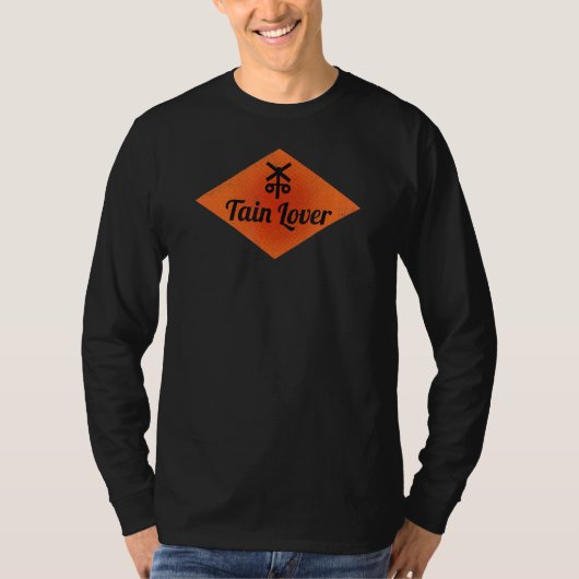 Zugschienenbahn T-Shirt (Vorderseite)