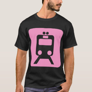 Zugschild - Rosa T-Shirt
