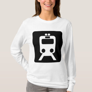Zugschild - Schwarz T-Shirt