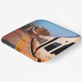 Zugseite Pappteller (Gewinkelt)