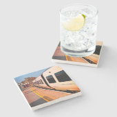 Zugseite Steinuntersetzer (Seitenansicht)