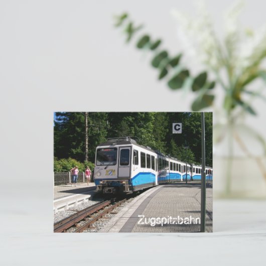 Zugspitzbahn Postkarte (Stehend Vorderseite)