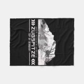 Zugspitze Alps Wetterstein Mountains Hiking Climbi Fleecedecke (Vorderseite (Horizontal))