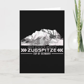 Zugspitze Alps Wetterstein Mountains Hiking Climbi Karte