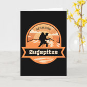 Zugspitze Climbing Germany Alps Mountains Tyrol Hi Karte (Gelbe Blume)