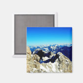 Zugspitze Deutsche Alpen Magnet (Vorderseite/Rückseite)
