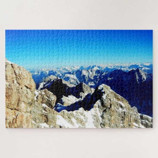Zugspitze Deutsche Alpen Puzzle (Horizontal)