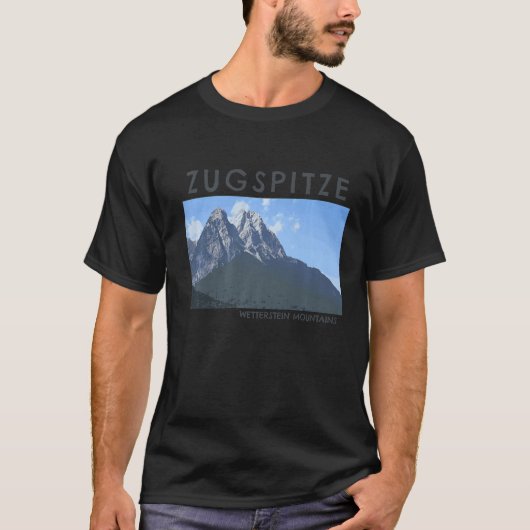 Zugspitze Deutschland Berg T-Shirt (Vorderseite)
