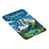 Zugspitze Deutschland Magnet (Rechte Seite)