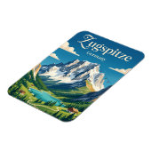 Zugspitze Deutschland Magnet (Linke Seite)
