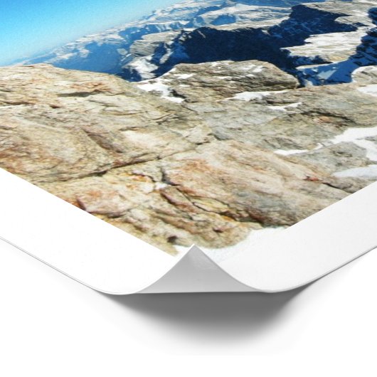 Zugspitze, Deutschland Poster (Ecke)