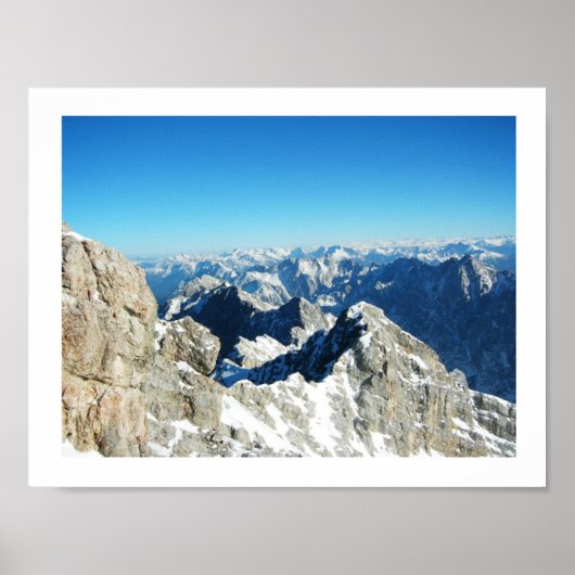Zugspitze, Deutschland Poster (Vorne)