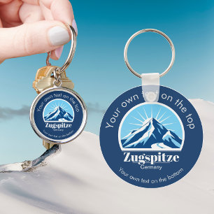 Zugspitze Deutschland Skigebiet Geschenk Schlüsselanhänger