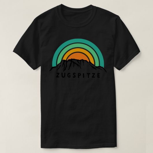 Zugspitze Garmisch Partenkirchen Bavaria Wandern M T-Shirt (Design vorne)