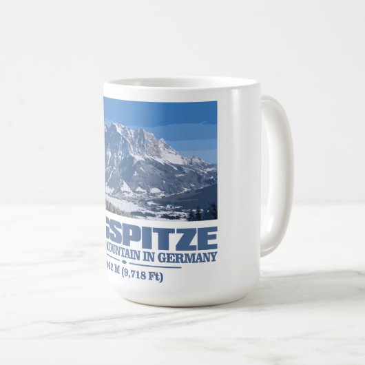 Zugspitze Kaffeetasse (VorderseiteRechts)