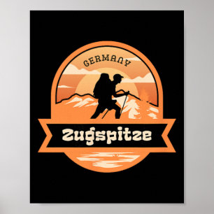 Zugspitze Klettern Deutschland Alpen Berge Tirol H Poster