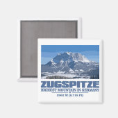 Zugspitze Magnet (Vorderseite/Rückseite)