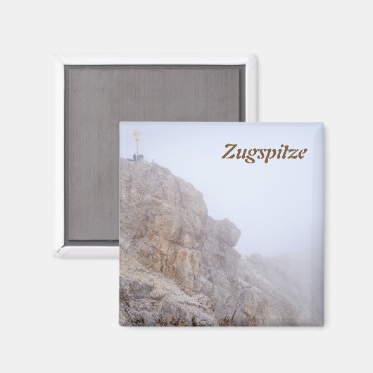 Zugspitze Magnet (Vorderseite/Rückseite)