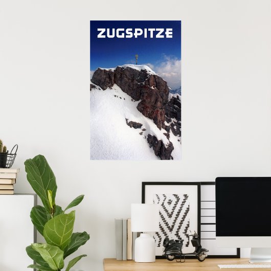 Zugspitze Poster (Heimbüro)