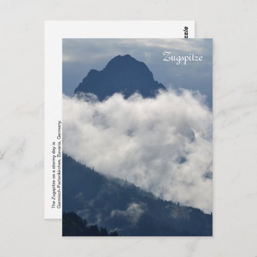 Zugspitze Postkarte (Vorne/Hinten)