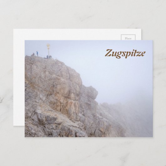 Zugspitze Postkarte (Vorne/Hinten)