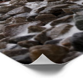 Zugspuren im Schnee Poster (Ecke)