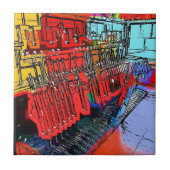 ZUGSTATIONEN FLIESE (Vorderseite)