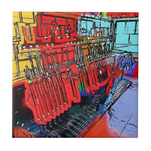 ZUGSTATIONEN FLIESE (Vorderseite)