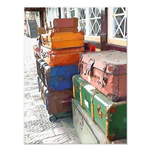 ZUGSTATIONEN FOTODRUCK (Vorne)