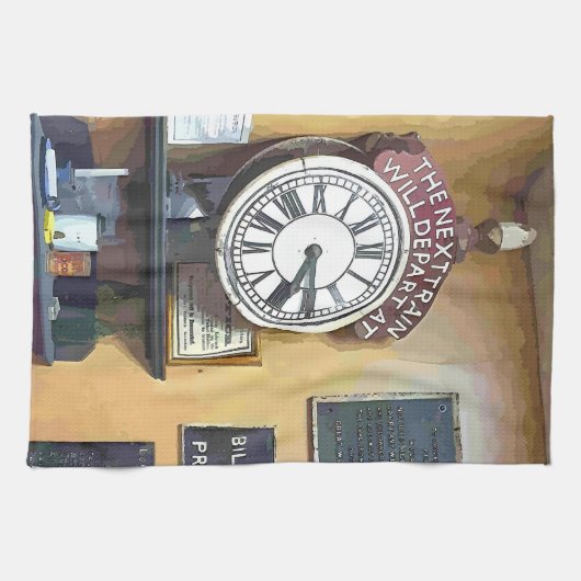 ZUGSTATIONEN GESCHIRRTUCH (Horizontal)