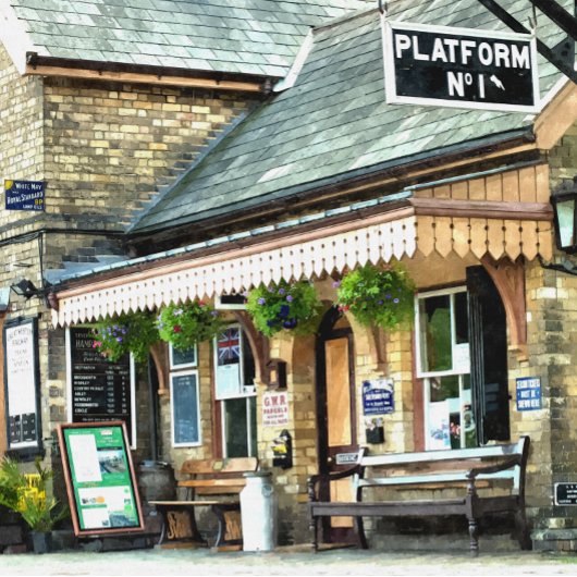 ZUGSTATIONEN GESCHIRRTUCH