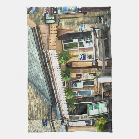 ZUGSTATIONEN GESCHIRRTUCH (Vertikal)