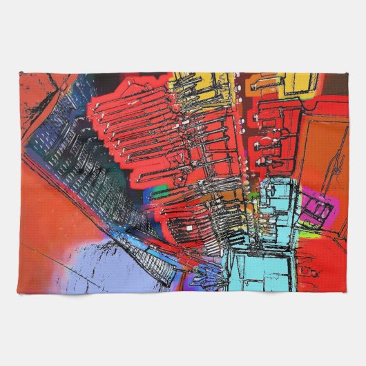 ZUGSTATIONEN HANDTUCH (Horizontal)