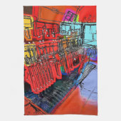 ZUGSTATIONEN HANDTUCH (Vertikal)