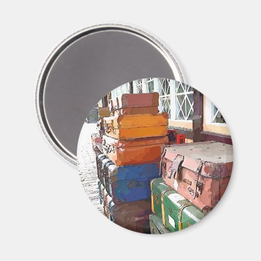 ZUGSTATIONEN MAGNET (Vorderseite/Rückseite)