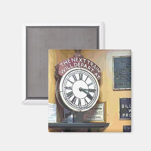 ZUGSTATIONEN MAGNET (Vorderseite/Rückseite)