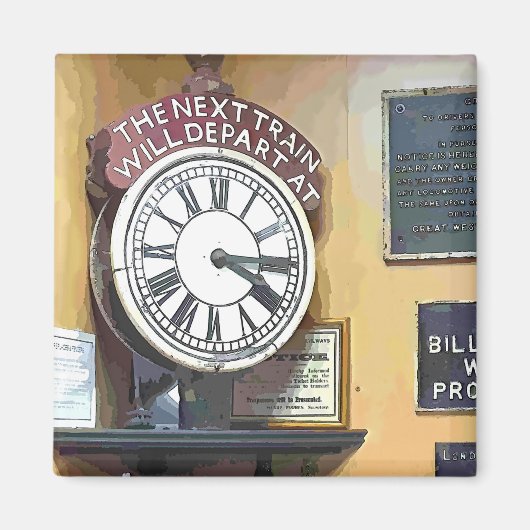 ZUGSTATIONEN MAGNET (Vorne)