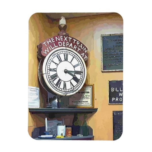 ZUGSTATIONEN MAGNET (Vertikal)