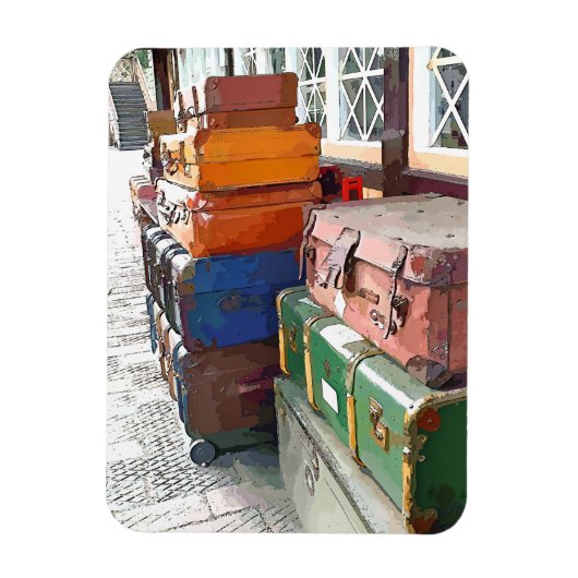 ZUGSTATIONEN MAGNET (Vertikal)