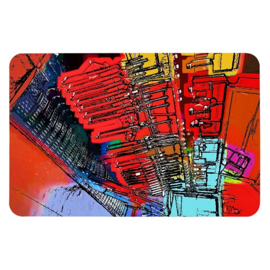 ZUGSTATIONEN MAGNET (Horizontal)