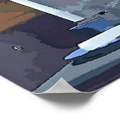 ZUGSTATIONEN POSTER (Ecke)