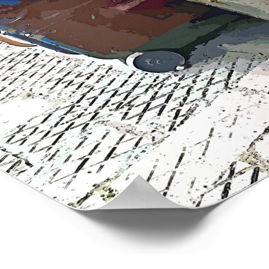 ZUGSTATIONEN POSTER (Ecke)