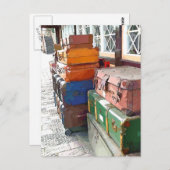 ZUGSTATIONEN POSTKARTE (Vorne/Hinten)