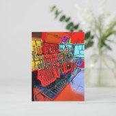 ZUGSTATIONEN POSTKARTE (Stehend Vorderseite)