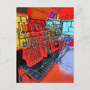 ZUGSTATIONEN POSTKARTE