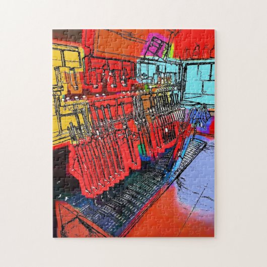 ZUGSTATIONEN PUZZLE (Vertikal)