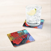 ZUGSTATIONEN RECHTECKIGER PAPPUNTERSETZER (Vor Ort)