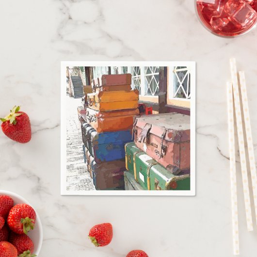 ZUGSTATIONEN SERVIETTE (Beispiel)