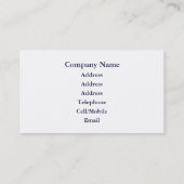 ZUGSTATIONEN VISITENKARTE (Rückseite)